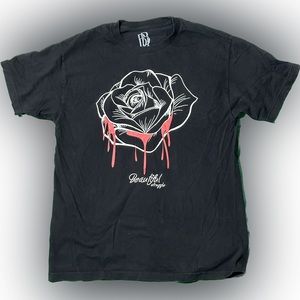 Bleeding Rose Graphic T-Shirt